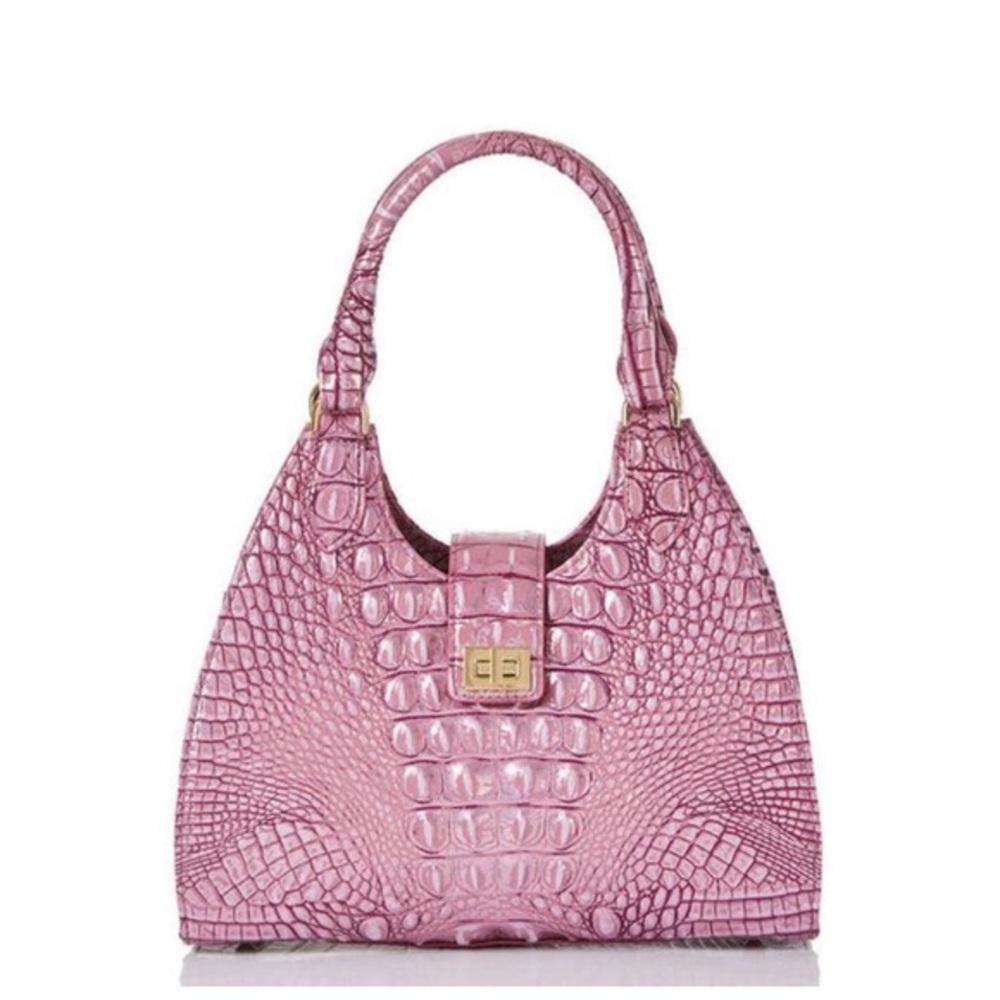 NWT Brahmin‎ Adrian Mulberry Potion Melbourne Leather Satchel - Picture 8 of 13